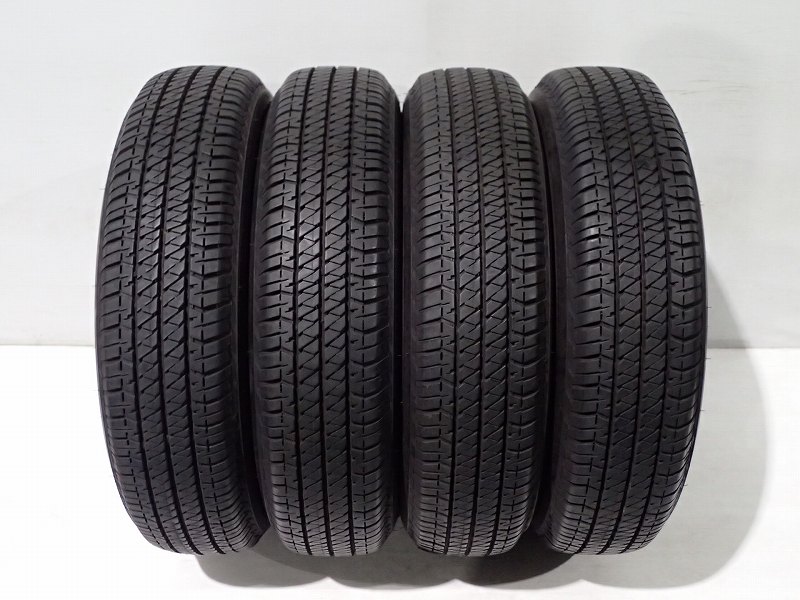 【5/9～20P20倍】【中古】175/80R16 サマータイヤ 4本セット ブリヂストン デューラーH/T684-2 ( 16インチ 175/80-16 )