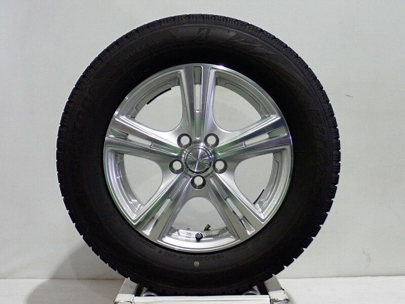 【スーパーセール】【中古】195/65R15 スタッドレスタイヤ ホイール 4本セット ブリヂストン ブリザックVRX2 1560+45-5H100 ダンロップ ロゼスト （ 15インチ 純正 ST 195/65-15 ）