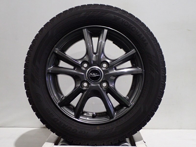 【スーパーセール】【中古】155/65R13 スタッドレスタイヤ ホイール 4本セット ヨコハマ アイスガードIG60 1340+42-4H100 ウェッズ ニルバーナブリッツェン （ 13インチ 155/65-13 ）