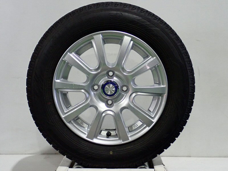 【5/9～20P20倍】【中古】165/70R14 スタッドレスタイヤ ホイール 4本セット ヨコハマ アイスガードIG60 1455+42-4H100 ウェッズ ジュネージュヴァノック （ 14インチ 165/70-14 ）