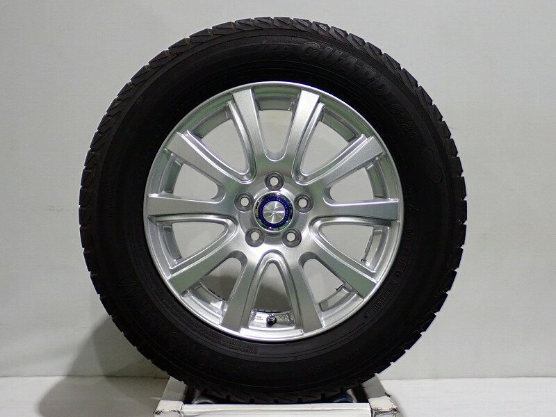 【5/9～20P20倍】【中古】195/65R15 スタッドレスタイヤ ホイール 4本セット ヨコハマ アイスガードIG52C 1560+43-5H100 ウェッズ ジュネージュヴァノック （ 15インチ 195/65-15 ）