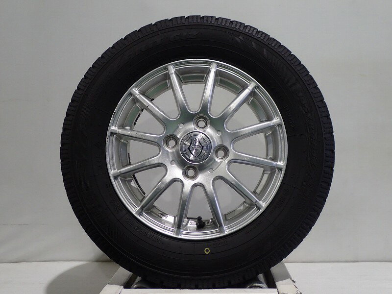 【5/9～20P20倍】【中古】145/80R13 スタッドレスタイヤ ホイール 4本セット トーヨー オブザーブガリットGIZ 1340+45-4H100 ウェッズ ジョーカー （ 13インチ 145/80-13 ）