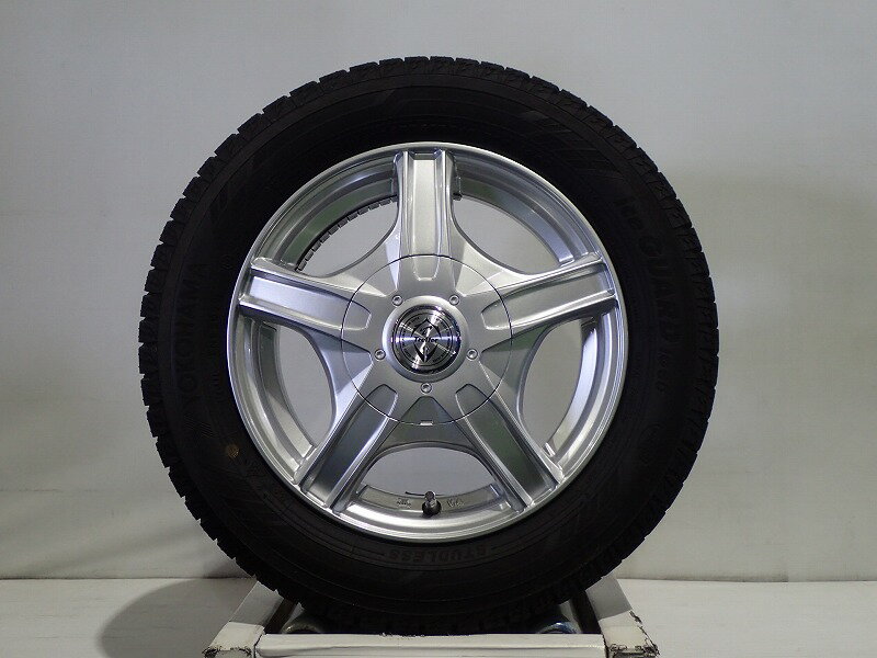 【スーパーセール】【中古】155/65R13 スタッドレスタイヤ ホイール 4本セット ヨコハマ アイスガードIG60 1340+43-12HM ウェッズ トレファー （ 13インチ 155/65-13 ）