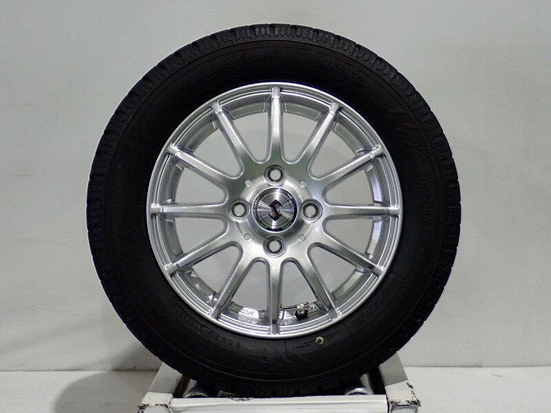 【中古】155/65R13 スタッドレスタイヤ ホイール 4本セット トーヨー オブザーブガリットGIZ 1340+45-4H100 ウェッズ シークレット （ 13インチ 155/65-13 ）