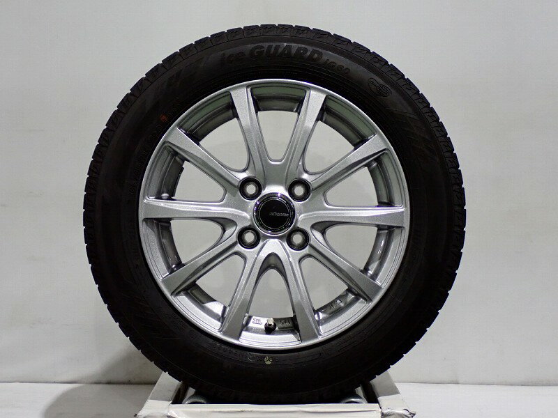 【6月20〜30日クーポン20%OFF対象】【中古】165/65R14 スタッドレスタイヤ アルミホイール 4本セット ヨコハマ アイスガードIG60 1455+38-4H100 ヨコハマ ミルアス （ 14インチ 165/65-14 ）