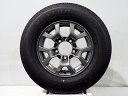 【中古】195/80R15 サマータイヤ アルミホイール 4本セット ダンロップ グラントレックAT20 1555+5-5H139.7 スズキ JB74系 ジム...