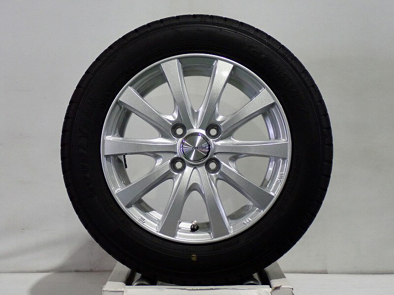【6月20〜30日クーポン10%OFF対象】【中古】165/65R14 スタッドレスタイヤ アルミホイール 4本セット グッドイヤー アイスナビ7 1455+38-4H100 ウェッズ ラブリオンRS01 （ 14インチ 165/65-14 ）