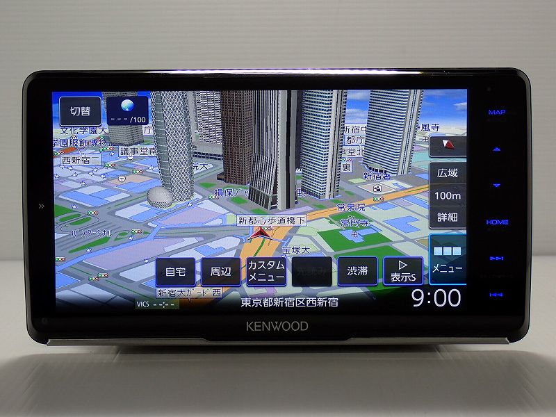 【中古】カーナビ 9型 ケンウッド MDV-M907HDF( ナビゲーション AVN )
