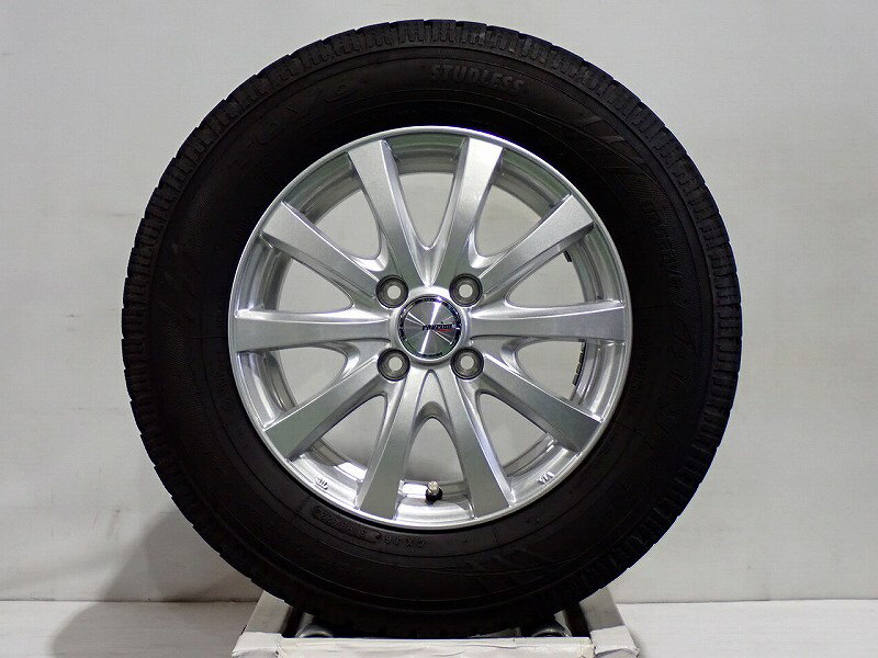 12月26日20時開始!年末年始30%オフクーポン【中古】185/70R14 スタッドレスタイヤ アルミホイール 4本セット トーヨー オブザーブガリットGIZ 1455+38-4H100 ウェッズ ラブリオンRS01 （ 14インチ 185/70-14 ）