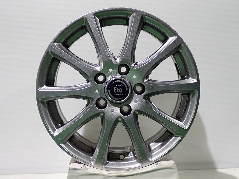 【中古】1665+53-5H114.3 アルミホイール 4本セット アベショウカイ ラストラーダ ( 16インチ )