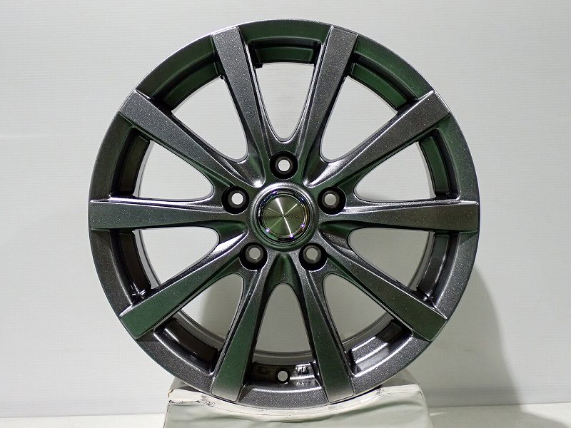 【中古】1665+53-5H114.3 アルミホイール 4本セット ヨコハマ グラス ( 16インチ )