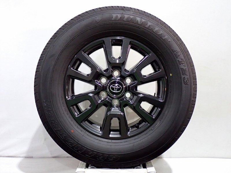 Rakuten - スーパーセール期間中ポイント5倍!【中古】265/65R18 サマータイヤ アルミホイール 4本セット ダンロップ グラントレックAT23 1875+60-6H139.7 トヨタ 250系 ランドクルーザー （ 18インチ 純正 ST 新車外し 265/65-18 ）