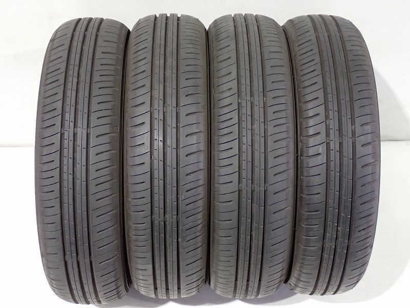 【中古】155/65R14 サマータイヤ 4本セット ダンロップ エナセーブEC350プラス ( 14インチ 155/65-14 )