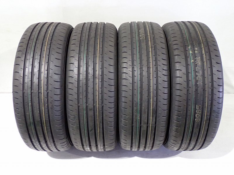 【中古】225/55R19 サマータイヤ 4本セット ダンロップ SPスポーツマックス060 ( 19インチ 新車外し 225/55-19 )