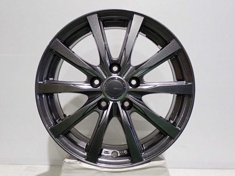 26日20時スタート!40%オフクーポン【中古】1665+38-5H114.3 アルミホイール 4本セット ヨコハマ グラス ( 16インチ )