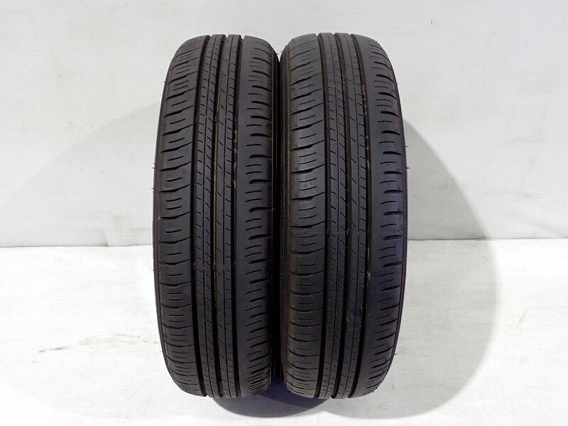 【中古】155/65R14 サマータイヤ 2本セット ダンロップ エナセーブEC300プラス ( 14インチ 155/65-14 )