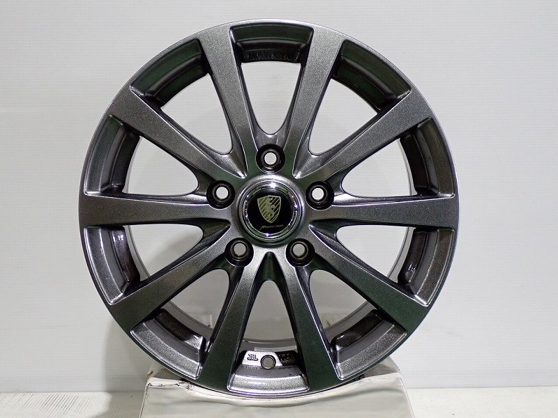 12日20時スタート!40%オフクーポン【中古】1560+50-5H114.3 アルミホイール 4本セット マルカサービス ユーロスピード ( 15インチ )