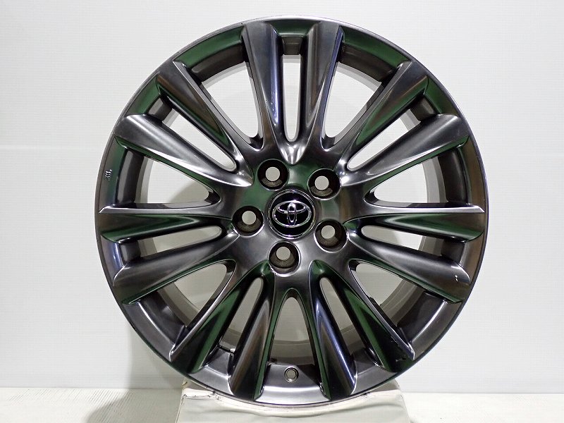 【中古】1875+45-5H114.3 アルミホイール 4本セット トヨタ 60系 ハリアー ( 18インチ 純正 )