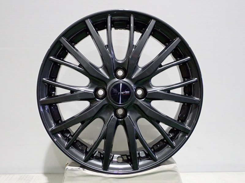 26日20時スタート!40%オフクーポン【中古】1555+42-4H100 アルミホイール 4本セット ウェッズ ラブリオ..