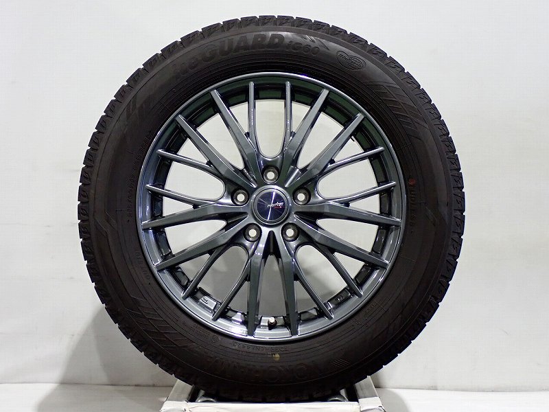 26日20時スタート!10%オフクーポン【中古】215/60R17 スタッドレスタイヤ アルミホイール 4本セット ヨ..