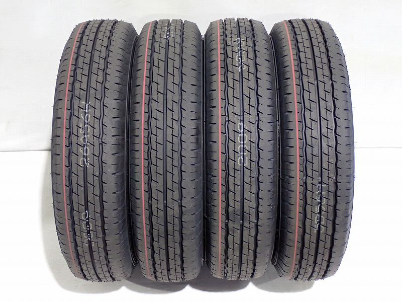 Rakuten - 【中古】155/80R14 88/86S LT サマータイヤ 4本セット ダンロップ SP175L ( 14インチ 新車外し )
