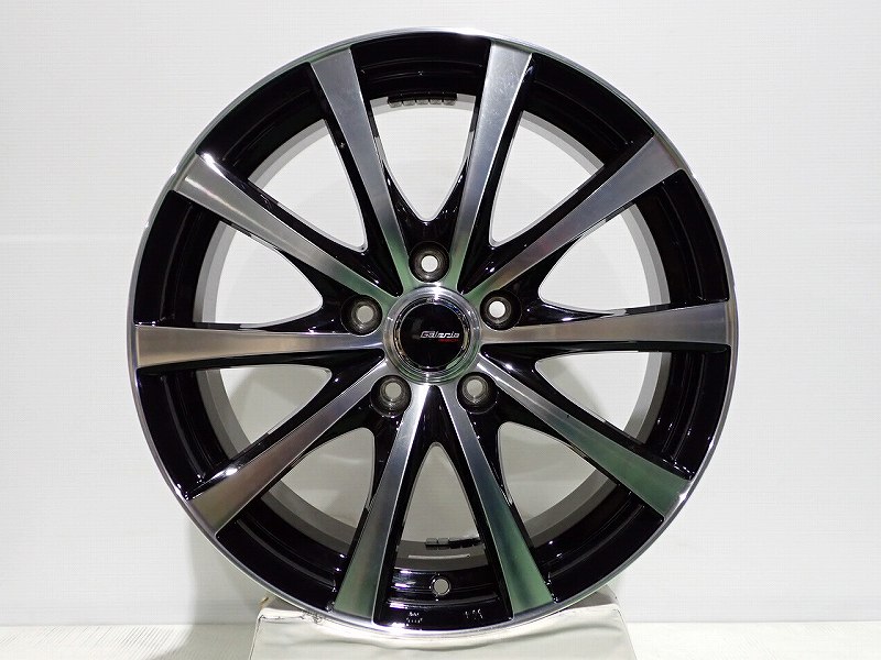 【中古】1770+48-5H114.3 アルミホイール 4本セット ウェッズ ガレリアGS01 ( 17インチ )