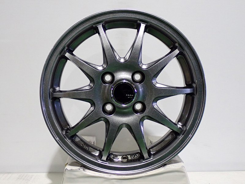 12日20時スタート!40%オフクーポン【中古】1445+45-4H100 アルミホイール 4本セット モンツァジャパン ザックJP202 ( 14インチ )