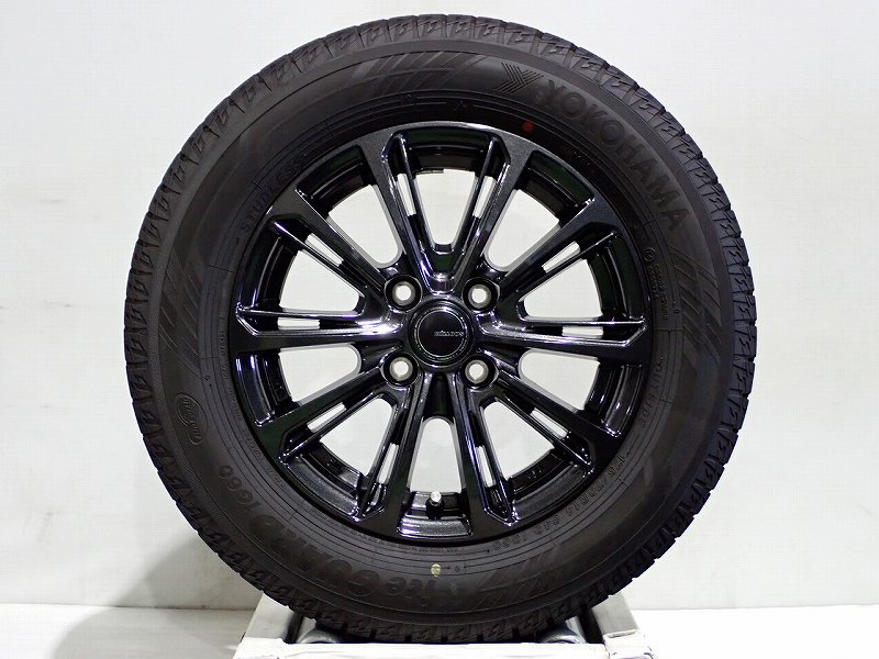 Rakuten - スーパーセール期間中ポイント5倍!【中古】175/70R14 スタッドレスタイヤ アルミホイール 4本セット ヨコハマ アイスガードIG60 1450+39-4H100 ヨコハマ ミルアス （ 14インチ 175/70-14 ）