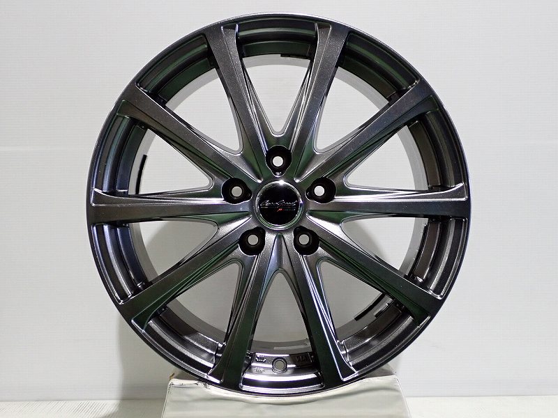 【中古】1770+38-5H114.3 アルミホイール 4本セット マルカサービス ユーロスピード ( 17インチ )