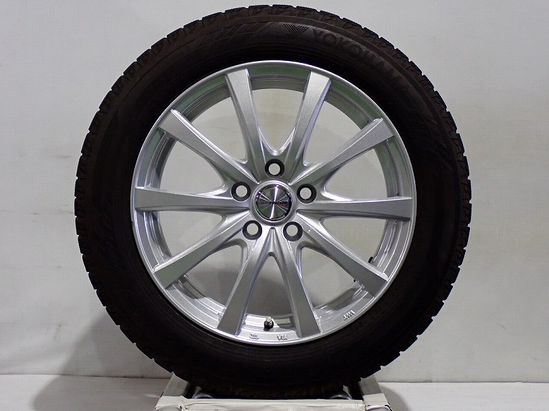 Rakuten - スーパーセール期間中ポイント5倍＆クーポン5％off!【中古】195/60R17 スタッドレスタイヤ アルミホイール 4本セット ヨコハマ アイスガードIG60 1765+39-5H114.3 ウェッズ ラブリオンRS01 （ 17インチ 純正 ST 195/60-17 ）