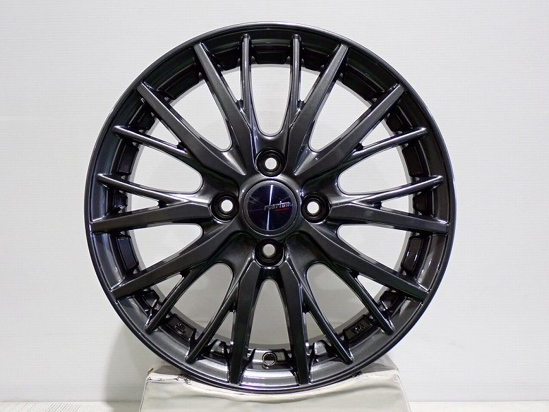 【中古】1555+42-4H100 アルミホイール 4本セット ウェッズ ラブリオンRM01 ( 15インチ )