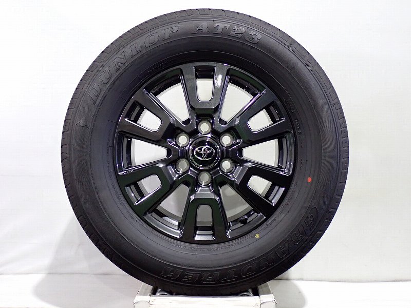 Rakuten - スーパーセール期間中ポイント5倍!【中古】265/65R18 サマータイヤ アルミホイール 4本セット ダンロップ グラントレックAT23 1875+60-6H139.7 トヨタ 250系 ランドクルーザー （ 18インチ 純正 ST 新車外し 265/65-18 ）