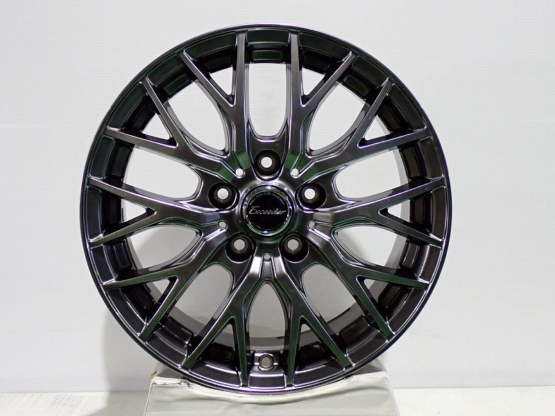 【中古】1665+38-5H114.3 アルミホイール 4本セット ホットスタッフ エクシーダー ( 16インチ )