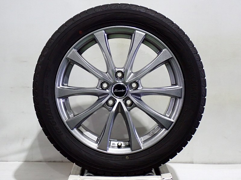 Rakuten - スーパーセール期間中ポイント5倍＆クーポン25％off!【中古】235/45R17 スタッドレスタイヤ アルミホイール 4本セット ヨコハマ アイスガードIG70 1770+48-5H114.3 ホットスタッフ エクシーダー （ 17インチ 235/45-17 ）