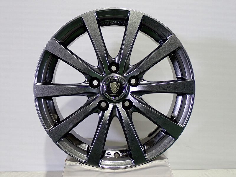 【中古】1665+42-5H114.3 アルミホイール 4本セット マルカサービス ユーロスピード ( 16インチ )