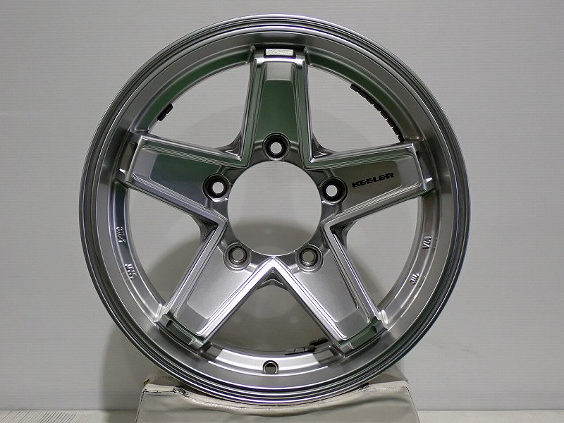 Rakuten - 2【中古】1560+0-5H139.7 アルミホイール 4本セット ウェッズ キーラー ( 15インチ )