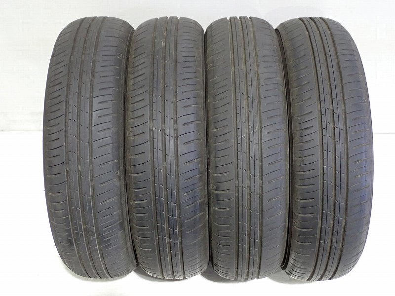 【中古】155/65R14 サマータイヤ 4本セット ダンロップ エナセーブEC350プラス ( 14インチ 155/65-14 )