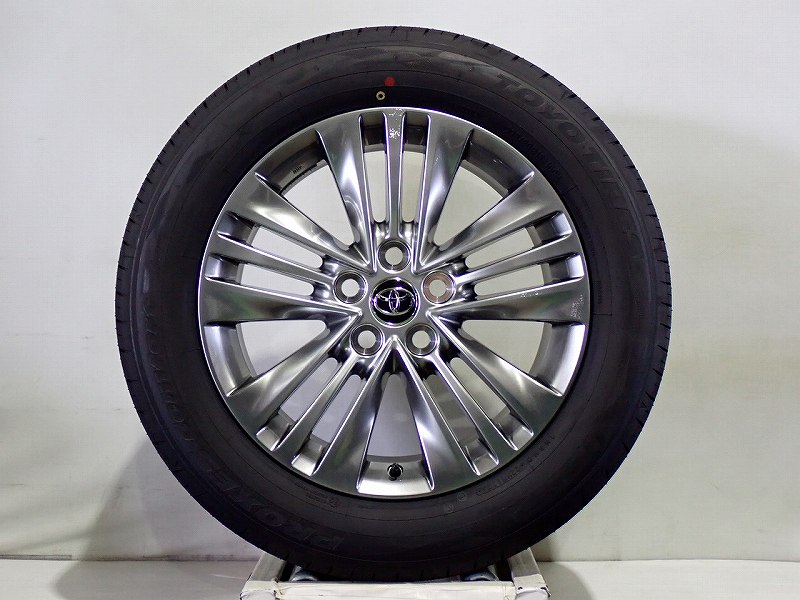 Rakuten - スーパーセール期間中ポイント5倍!【中古】225/60R18 サマータイヤ アルミホイール 4本セット トーヨー プロクセスコンフォート 1870+40-5H120 トヨタ 40系 アルファード （ 18インチ 純正 ST 新車外し 225/60-18 ）
