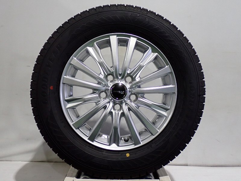 スタッドレスタイヤ ホイールセット グッドイヤ2015年式195/65R15　9分山　4本セット