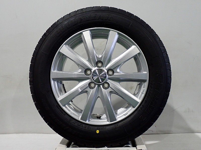 Rakuten - スーパーセール期間中ポイント5倍! 185/65R15 スタッドレスタイヤ アルミホイール 4本セット グッドイヤー アイスナビ7 1560+43-5H100 ウェッズ ラブリオンRS-01 （ 15インチ アウトレット 未使用 185/65-15 ）