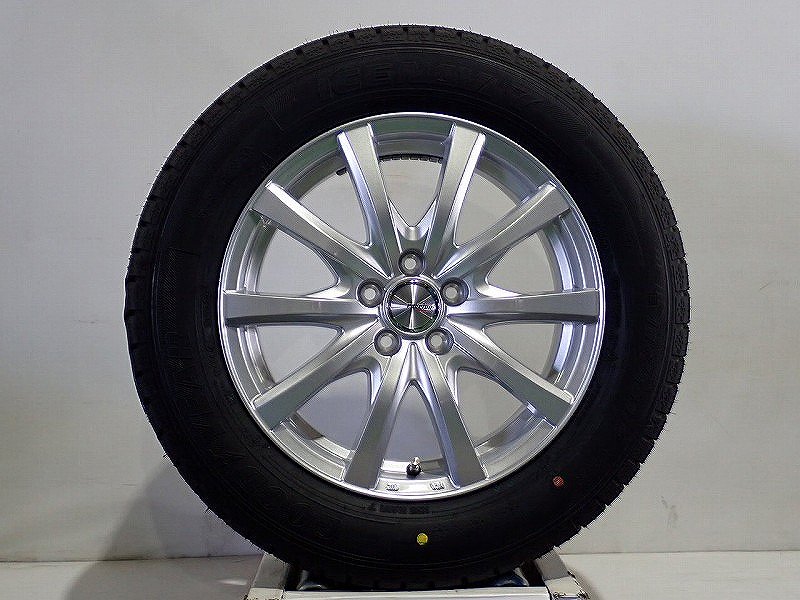 Rakuten - 195/65R16 スタッドレスタイヤ アルミホイール 4本セット グッドイヤー アイスナビ7 1660+42-5H100 ウェッズ ラブリオンRS-01 （ 16インチ アウトレット 未使用 195/65-16 ）