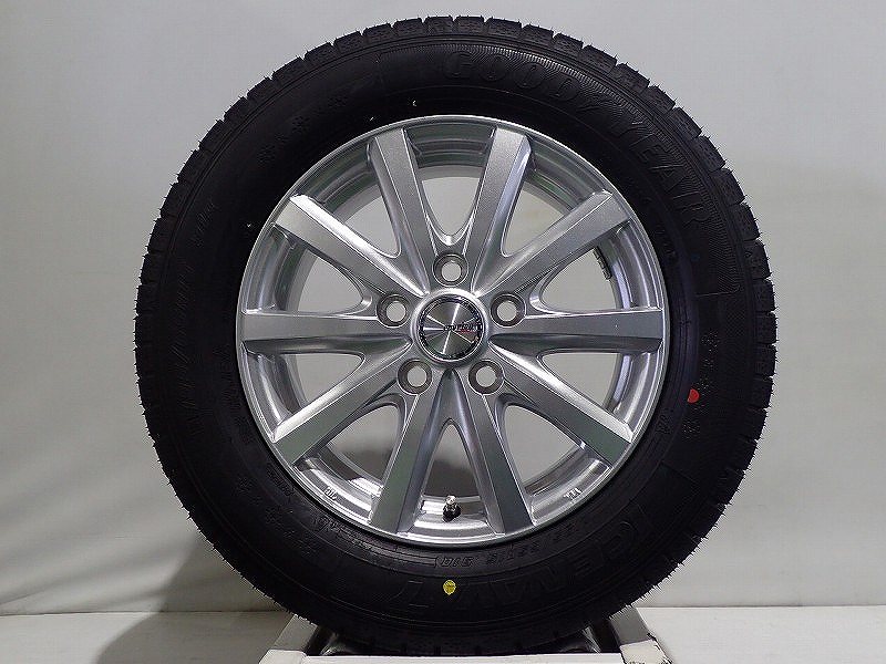 スーパーセール期間中ポイント5倍! 195/65R15 スタッドレスタイヤ アルミホイール 4本セット グッドイヤー アイスナビ7 1560+43-5H114.3 ウェッズ ラブリオンRS-01-MC （ 15インチ アウトレット 未使用 195/65-15 ）