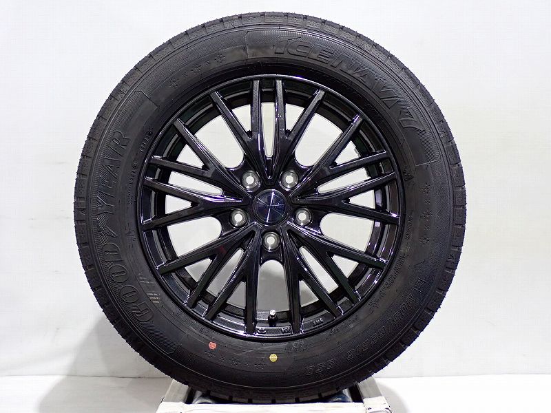 Rakuten - 205/65R16 スタッドレスタイヤ アルミホイール 4本セット グッドイヤー アイスナビ7 1665+47-5H114.3 ウェッズ ラブリオンRM02 （ 16インチ アウトレット 未使用 205/65-16 ）