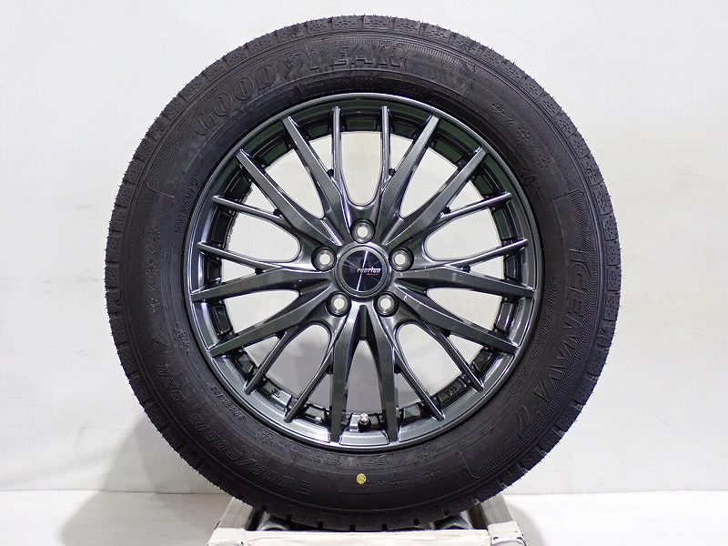 Rakuten - スーパーセール期間中ポイント5倍! 205/60R16 スタッドレスタイヤ アルミホイール 4本セット グッドイヤー アイスナビ7 1665+47-5H100 ウェッズ ラブリオンRM01 （ 16インチ アウトレット 未使用 205/60-16 ）