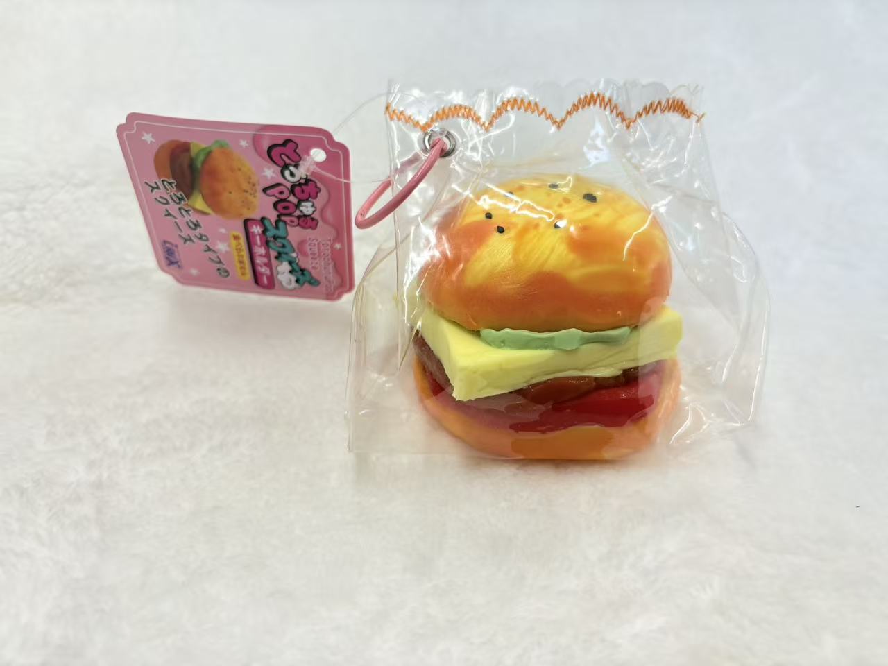 【即納】シリコン スクイーズ　癒しグッズ　暇つぶし　ハンバーガー　パイナップル　オレンジ　スイカ　イチゴ　かわいい　食用不可　クラックス　袋のまま　柔らかい　もちもち　水感　粘着　ねっとり　触感　感触　触り心地 jmstudio-10000109 Joyful Momentsスタジオ サンプル画像2