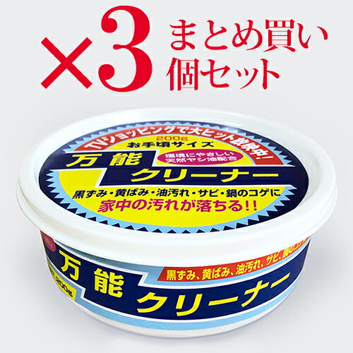 \店内全品ポイント10倍/※要エントリー3個セット 万能クリーナー 200g台所 キッチン クリーナー 掃除 大掃除