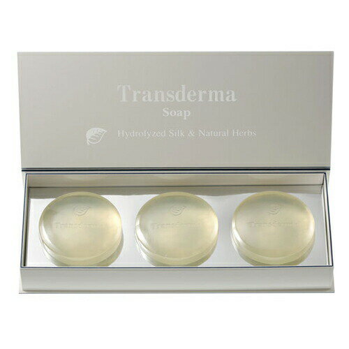 ■全品P5倍■※要エントリー(5/23 20:00-5/27 1:59迄)transderma トランスダーマ ソープ 90g×3個セット肌 はり 潤い つや 石鹸 せっけん