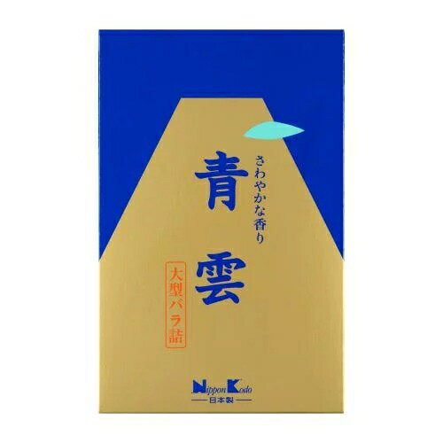 広告文責・販売事業者名:株式会社ビューティーサイエンスTEL 050-5536-7827・・・・・　商　品　詳　細　・・・・・ 商品名 日本香堂 青雲 大型バラ詰 内容量 205g 商品詳細 ●落ち着きのある爽やかな香り。 ●大型箱で毎日の...