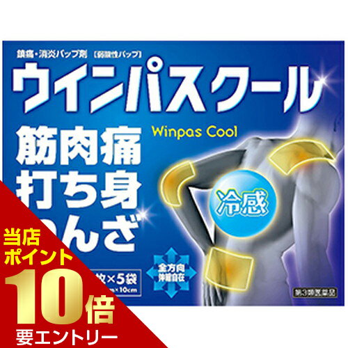 ＼店内全品ポイント10倍／※要エントリー【第3類医薬品】ウインパスクール 30枚 第3類医薬品テイコクフ..