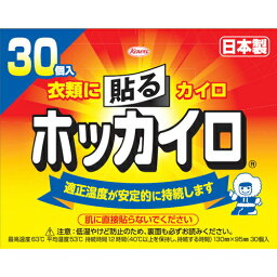 ■全品P5倍■※要エントリー(4/24 20:00-4/27 9:59迄)ホッカイロ 貼る レギュラー 30コ入